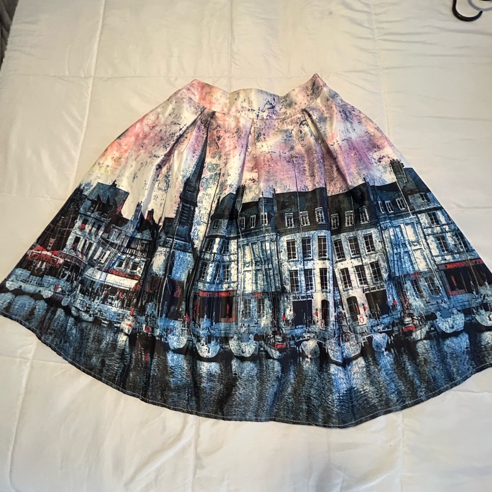Scenic Print Women's Skirt